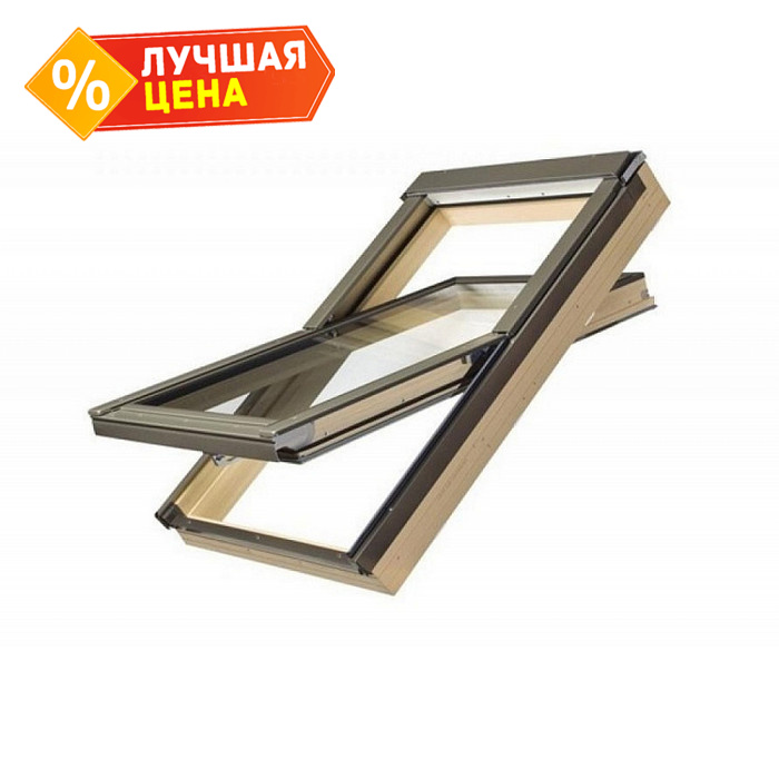 Окно мансардное РТР-V/PI U3Сосна 55х78