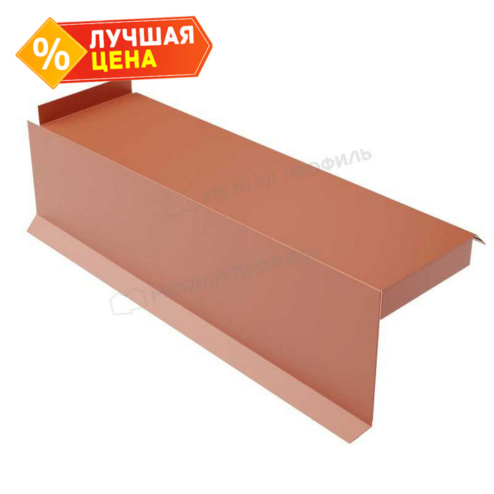 Планка сегментная торцевая левая 400 мм (PURETAN-20-RR750-0.5)