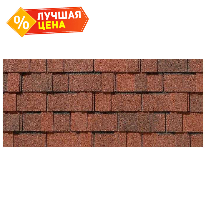 Коньковый элемент CertainTeed 3 Красный | Shangle Ridge Georgian Brick