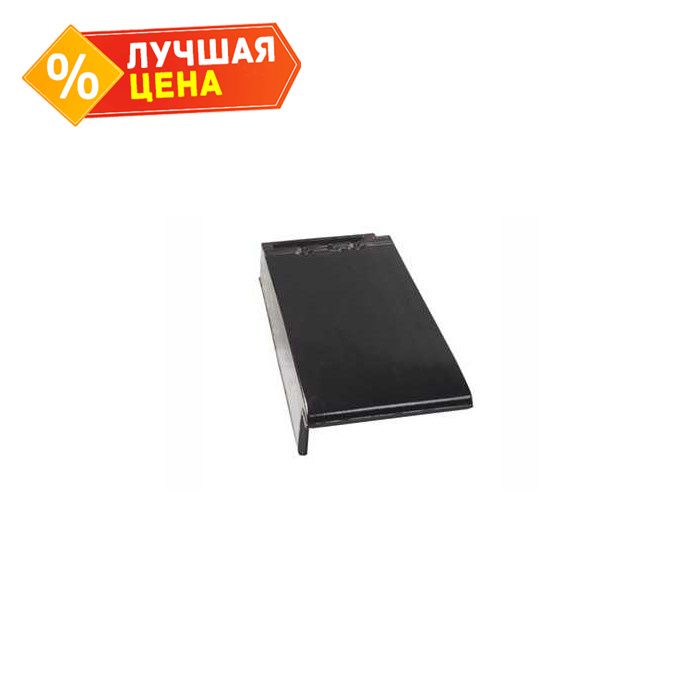 Боковая черепица левая Braas Турмалин глубокий черный