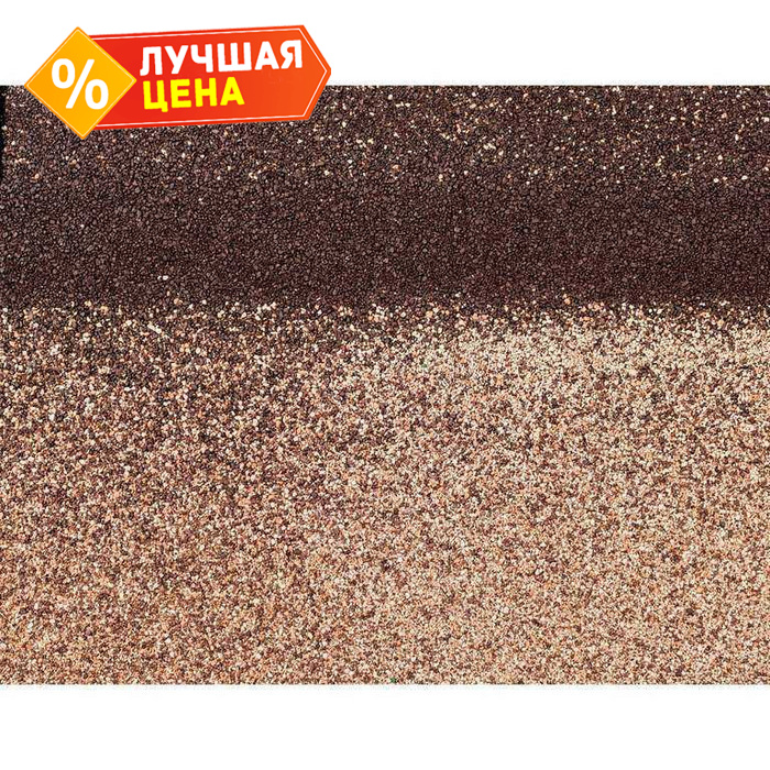 Гибкая черепица коньково-карнизная Технониколь Шинглас Модерн Классик Бархан