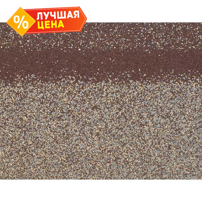 Гибкая черепица коньково-карнизная Технониколь Шинглас Джаз Аликанте 5 м2