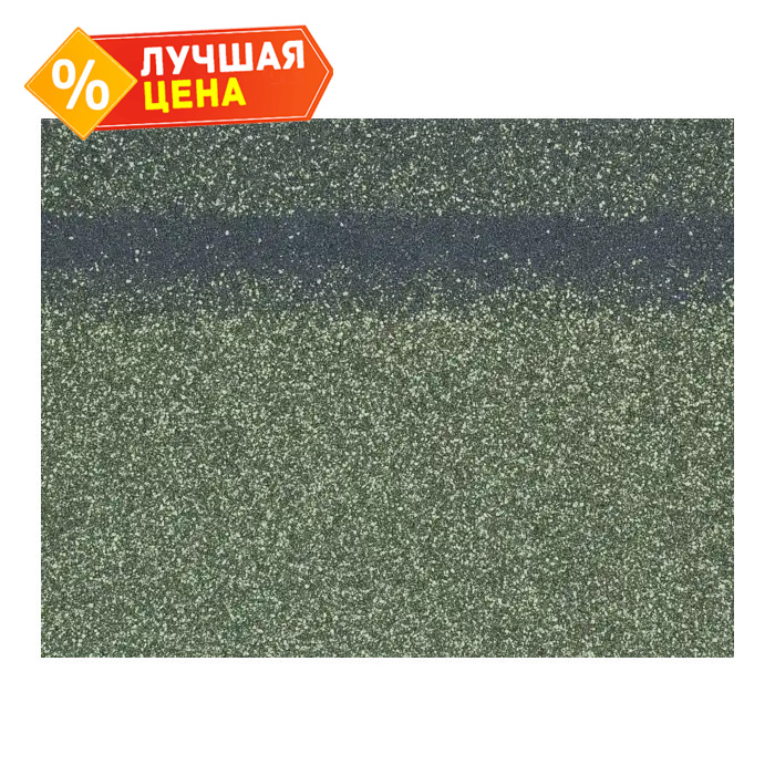 Гибкая черепица коньково-карнизная Технониколь Шинглас Кантри Онтарио 5 м2