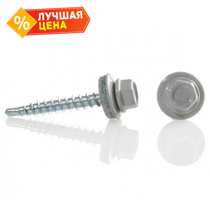 Саморез кровельный Daxmer 4,8х29 RAL 7032 (250) сверло №1