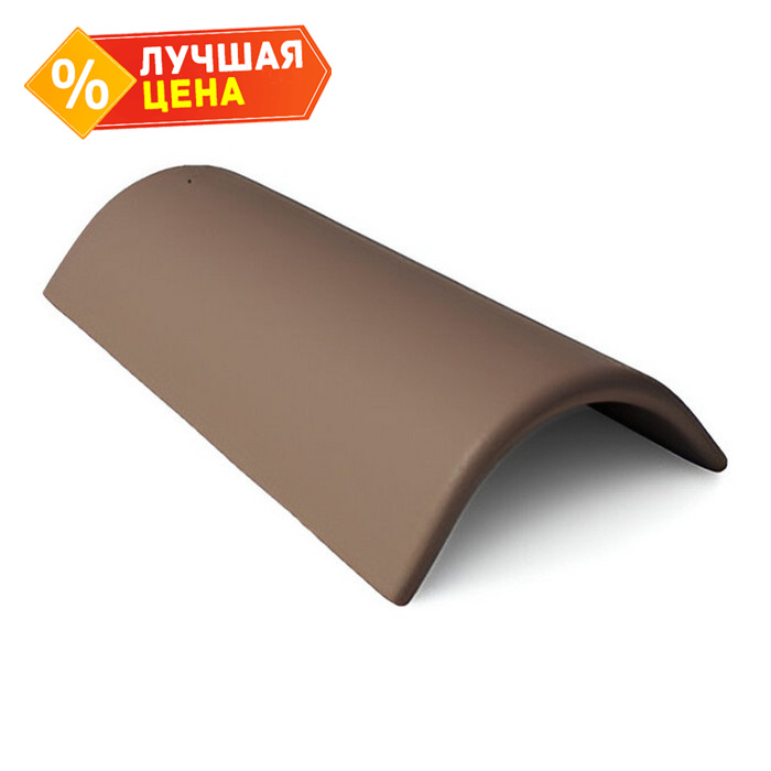 Коньковая черепица без зажима Braas Франкфуртская/Янтарь/Таунус темно-коричневый