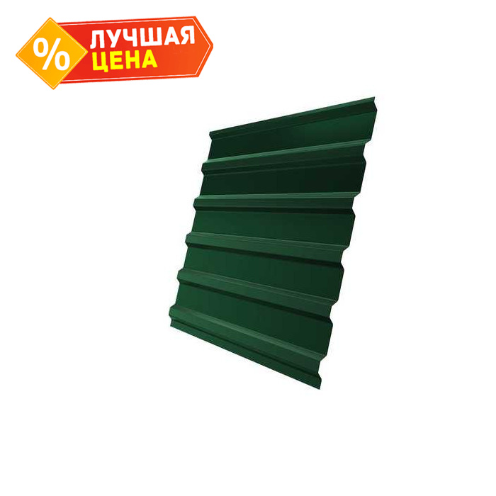 Профнастил С20В 0,45 PE-Double с пленкой RAL 6005 зеленый мох
