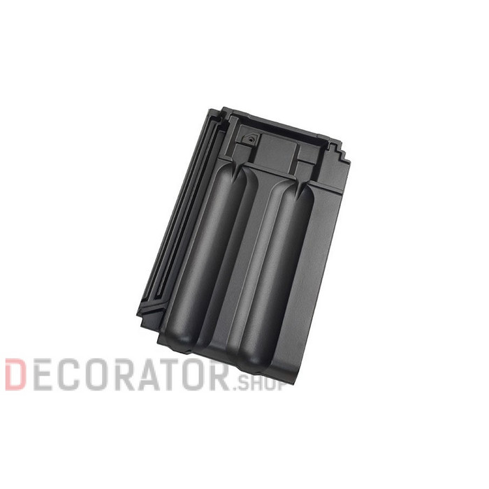 Керамическая черепица рядовая Koramic Mondo 11 Black Engobe