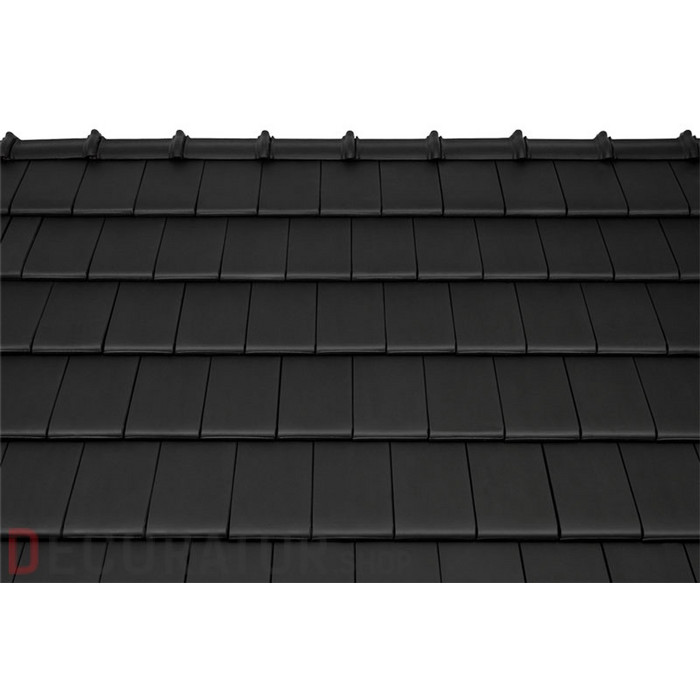 Керамическая черепица рядовая TONDACH Figaro Deluxe platin engobe