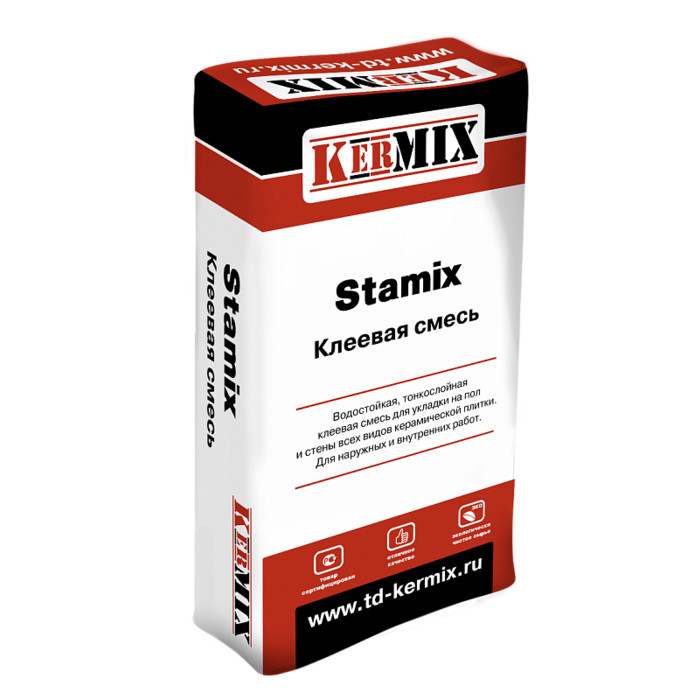Клей для керамической плитки Stamix 1130, Kermix