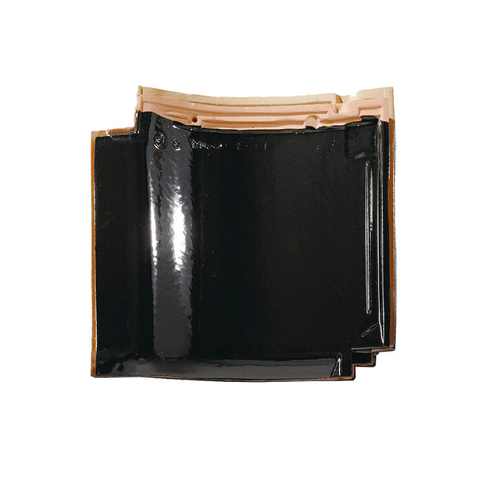 Керамическая черепица Maruso TS-roof (Самурай), Глянцево-черный