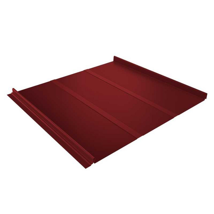 Фальцевая кровля Кликфальц Grand Line 0,5 Satin RAL 3011 Коричнево-Красный - фото №1