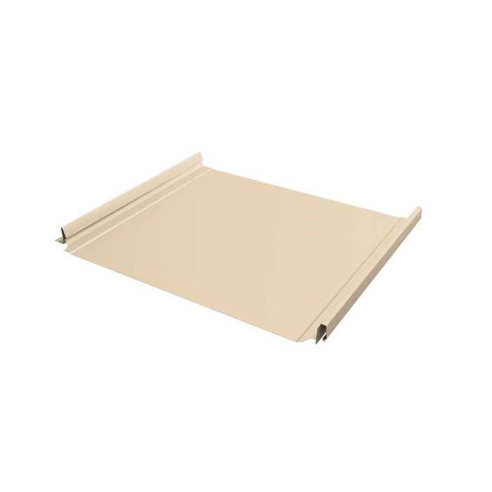 Фальцевая кровля Кликфальц Pro Grand Line 0,5 Satin RAL 1015 Светлая Слоновая Кость - фото №1