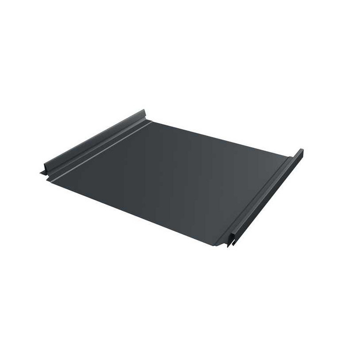 Фальцевая кровля Кликфальц Pro Grand Line 0,5 Rooftop Matte RAL 7016 Антрацитово-Серый - фото №1