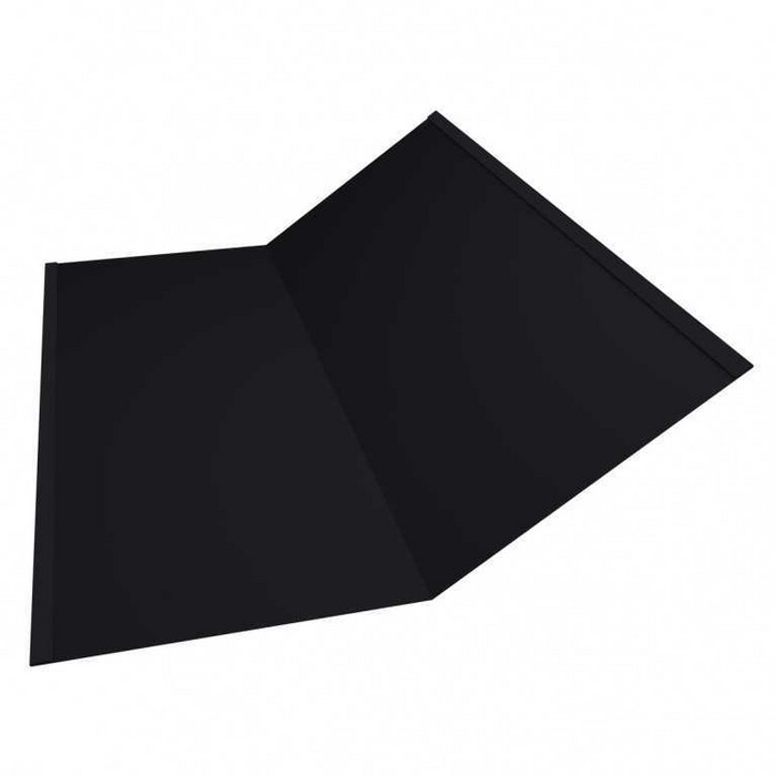 Планка ендовы нижней 300х300 0,5 Drap RAL 9005 черный - фото №1