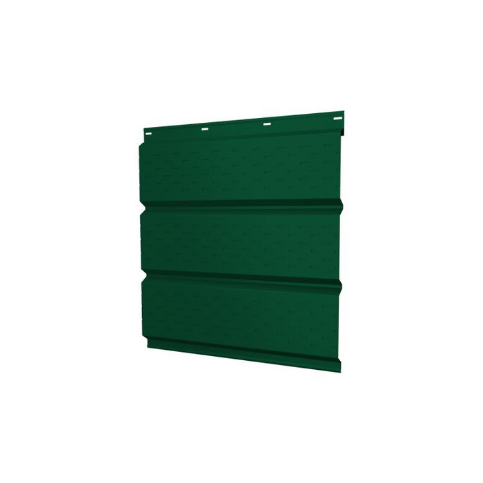 Софит металлический полная перфорация 0,4 PE с пленкой RAL6005 зеленый мох