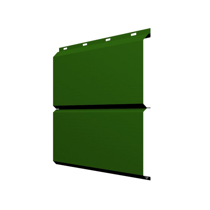 Софит ЭкоБрус без перфорации 0,345 Grand Line 0,45 PE RAL6002 лиственно-зеленый