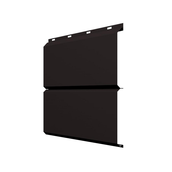 Софит ЭкоБрус без перфорации 0,345 Grand Line 0,5 Quarzit lite RAL9005 черный