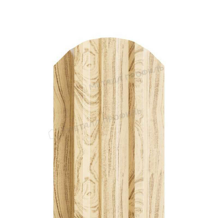 Штакетник Металл Профиль LАNE-O 0,5 ECOSTEEL® Сосна - фото №1