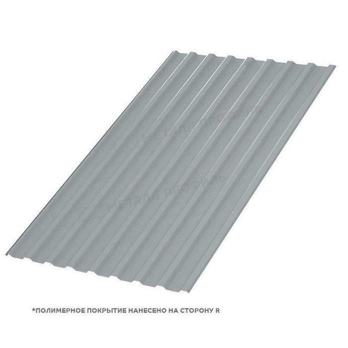 Профлист Металл Профиль МП-20 0,65 Полиэстер RAL 7004 Серый | B